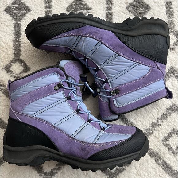 LANDS END Extreme Squall Fleece Lined Winter Hiking Snow Boots - Picture 7 of 8